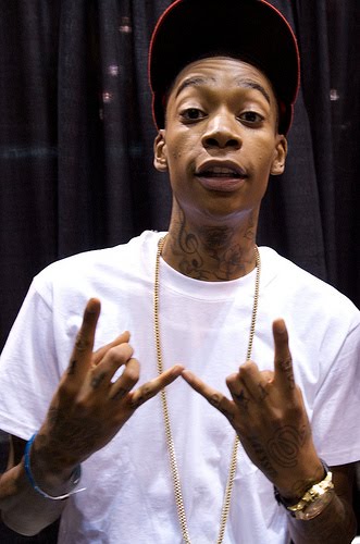 wiz khalifa tattoos close up. wiz khalifa tattoos on face.