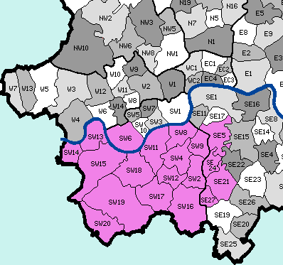 West London City Region Map