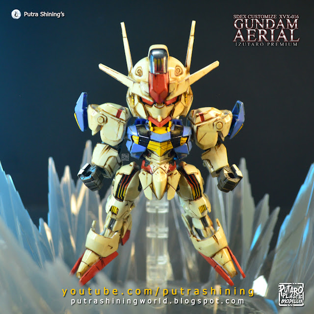 Customize Weathering SDEX Gundam Aerial by Putra Shining