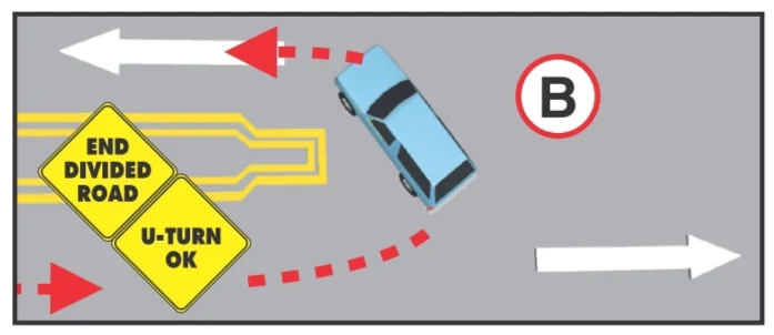 Two set of solid double yellow line