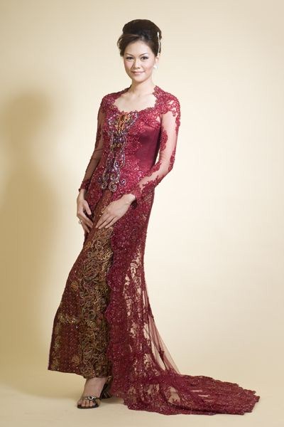 contoh desain model baju kebaya untuk prosesi lamaran dan akad nikah terbaru 2016/2017