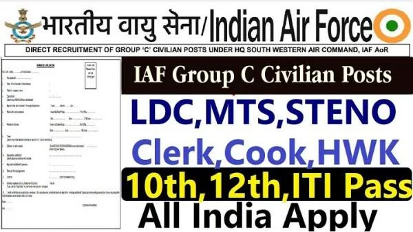 Indian Air Force Group C Civilian Post