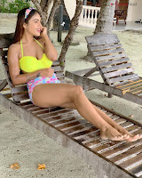 Neha Malik in Yellow Bikini Beautiful Actress Model in Spicy Yellow Bikini Pics .XYZ Exclusive 04.jpg