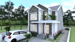 3 Bedroom house plan indian style :