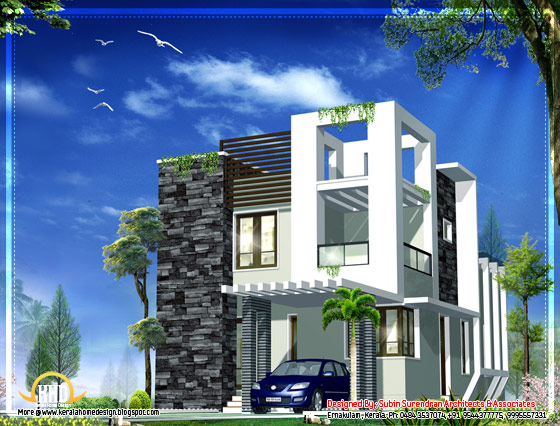 Cute modern home design - 1230 Sq. Ft.