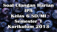 soal ulangan harian ipa kelas 6