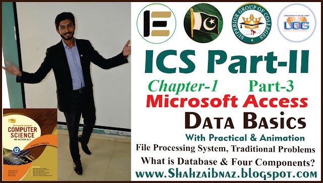 ICS Part 2 Computer Lectures Ch 1 Traditional Problems & Database four Components