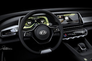 Kia Telluride Concept (2016 Rendering) Dashboard