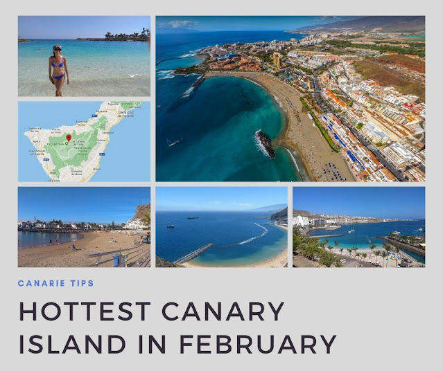 WHICH IS THE HOTTEST CANARY ISLAND IN FEBRUARY?