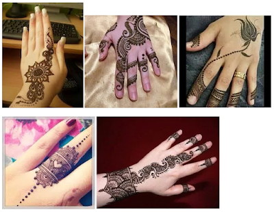 henna simple dan cantik