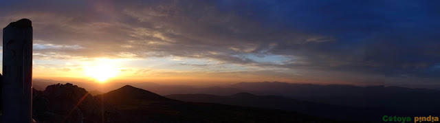 Vizacodillo (techo de la Sierra de la cabrera) en la Noche de San Juan