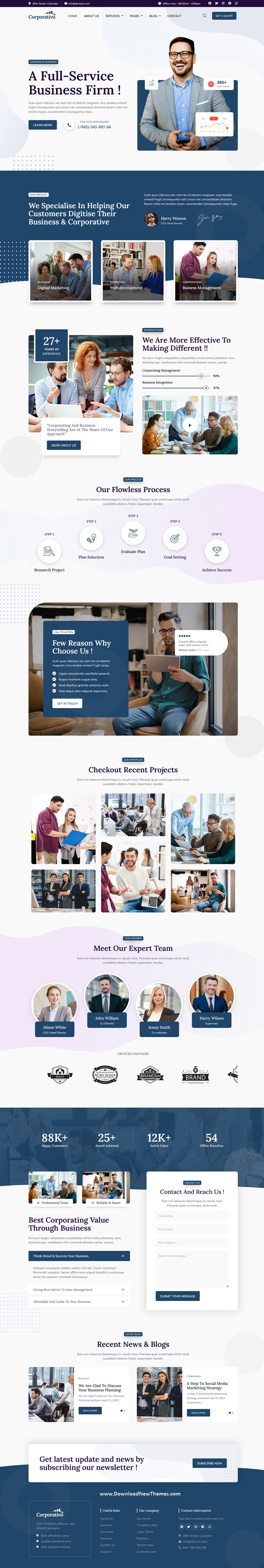 Download Corporate Business Elementor Template Kit