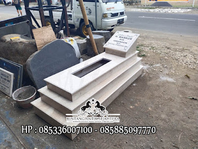 Jual Kijing Makam Marmer, Model Makam Muslim, Model Makam Tiga Tingkat