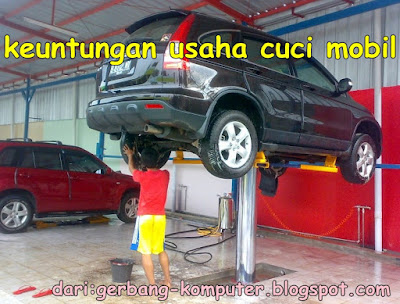 modal usaha cuci mobil hidrolik