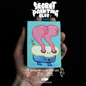 Secret Painting Club Blue Version Blind Bag Painting Series by Couk