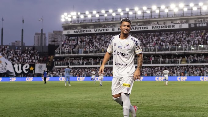 Santos acerta venda de Marcos Leonardo ao Benfica