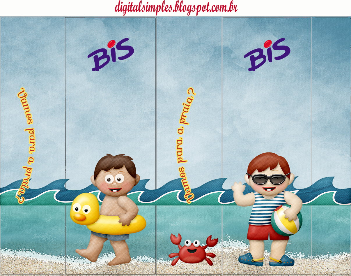 Beach Party Free Printable Mini Kit.