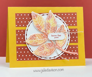Last Chance Favorites | 5 Stampin' Up! Changing Leaves Hybrid Embossing Folder Card Ideas + 2 Video Tutorials | www.juliedavison.com #stampinup
