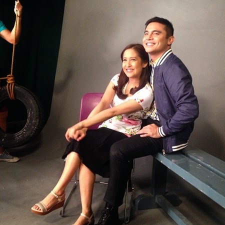 Jolina Magdangal and Marvin Agustin