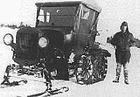 Snow Car with Skis 1929