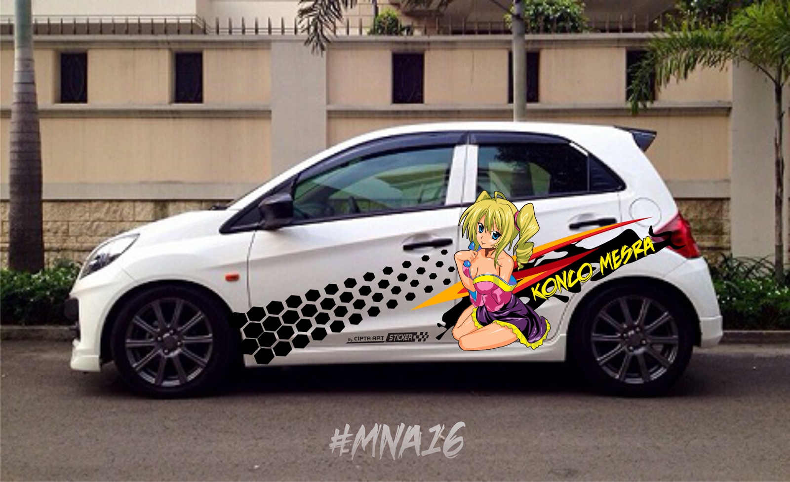  Modifikasi Stiker Mobil Honda Brio Modifotto