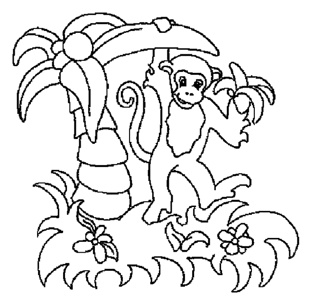 Desenhos de Macaco para Colorir e Pintar - Tudo Para Colorir