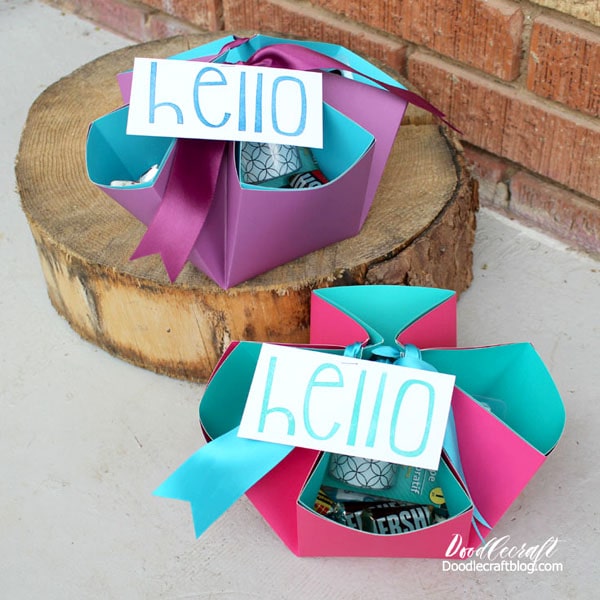 How to Make a Gift Box Out of Scrapbook Paper - DIY Gift Ideas