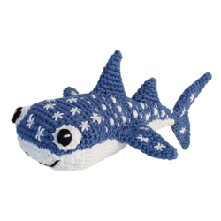 Tiburón ballena amigurumi