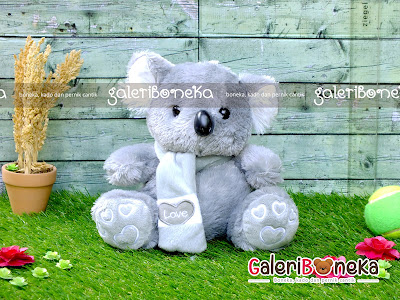 Boneka Koala Syal Ukuran Medium