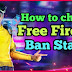 How to check Free Fire  ID's ban status in Free Fire?