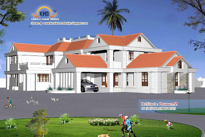 Beautiful Kerala Style Home Design Elevation