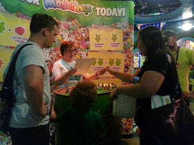 Moshi Monsters at Sea Life, Trafford Park, Manchester. Swapping moshlings