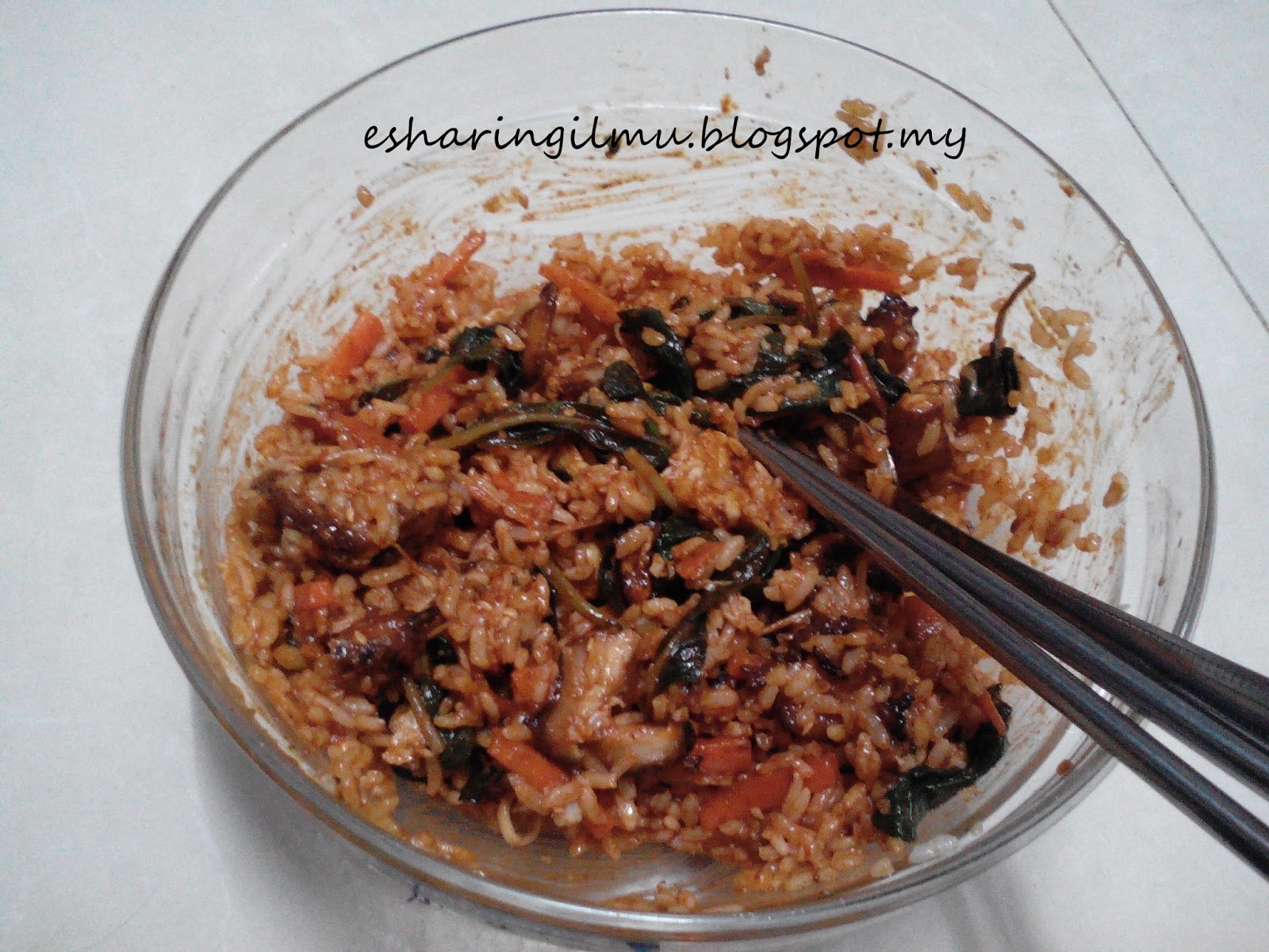 RESEPI BIBIMBAP (KOREAN FOOD)