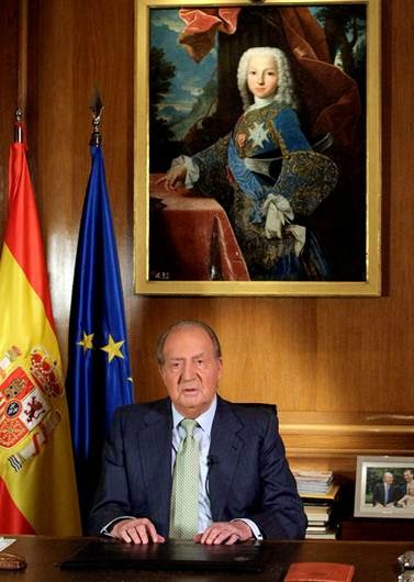 Mundo/Abdica rey Juan Carlos  al trono de España