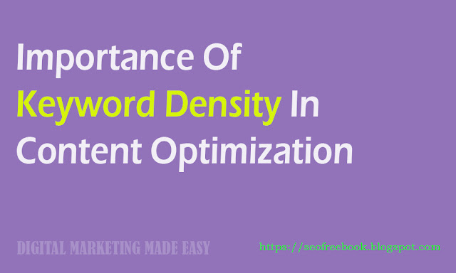 Importance Of Keyword Density In Content Optimization 