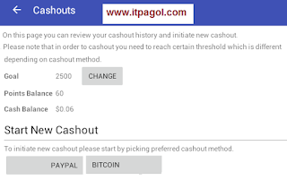 How can I cash out from casho?