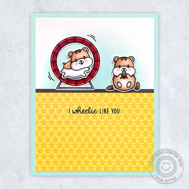 Sunny Studio Stamps: Happy Hamster Everyday Cards by Anja Bytyqi