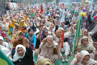 Protests against black laws, Punjab.