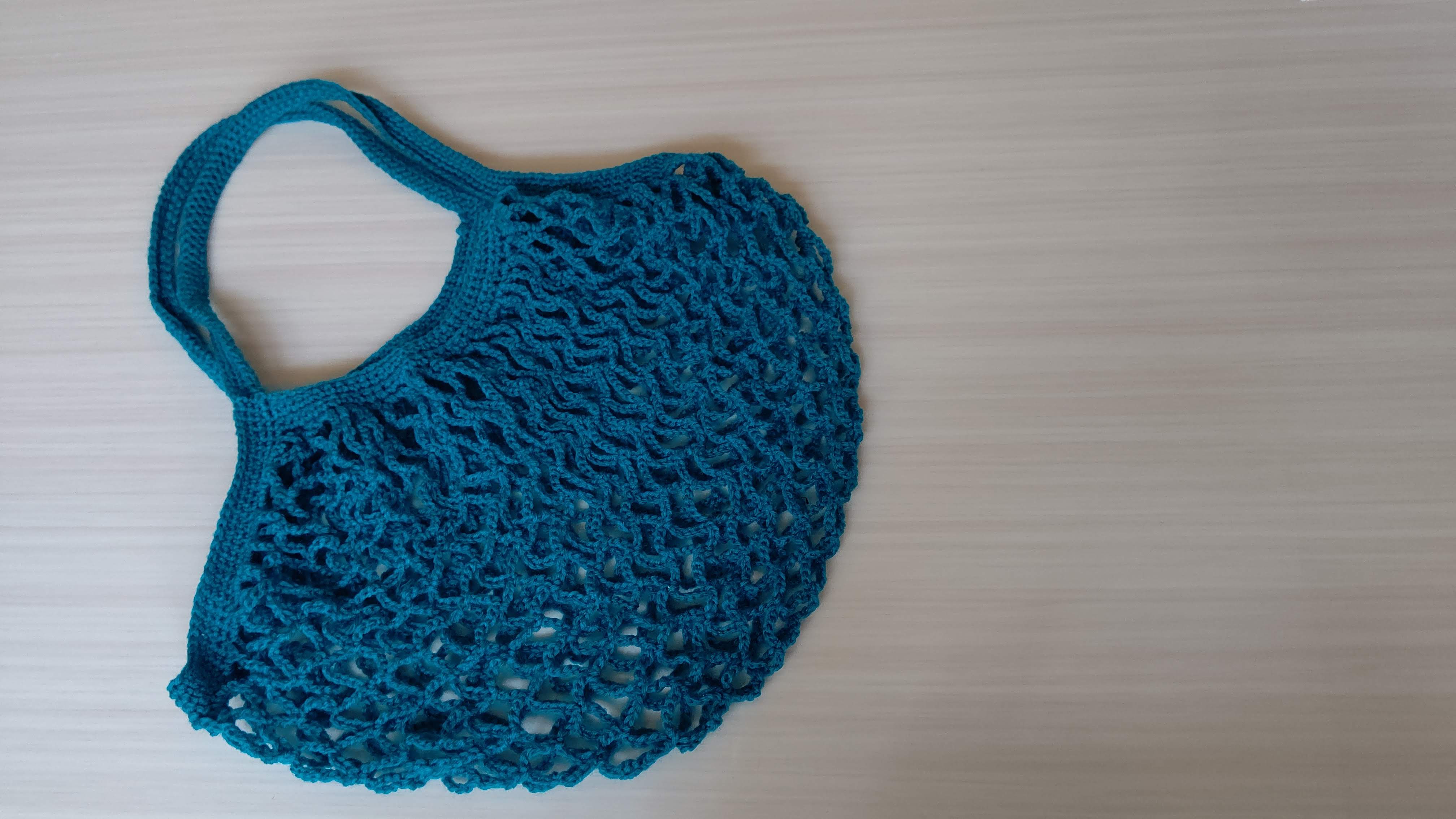 編み物キットを買ってみた ハマナカピッコロで作るネット編みのエコバッグ