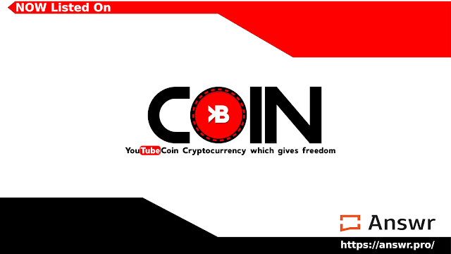  YouTubeCoin™ (YTB) Now Listed On ANSWR