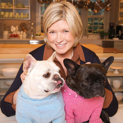 Martha and her frenchies