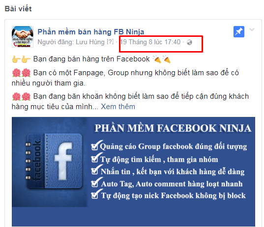 Phần mềm facebook ninja