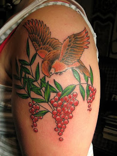 real bird colour nature tattoos art design