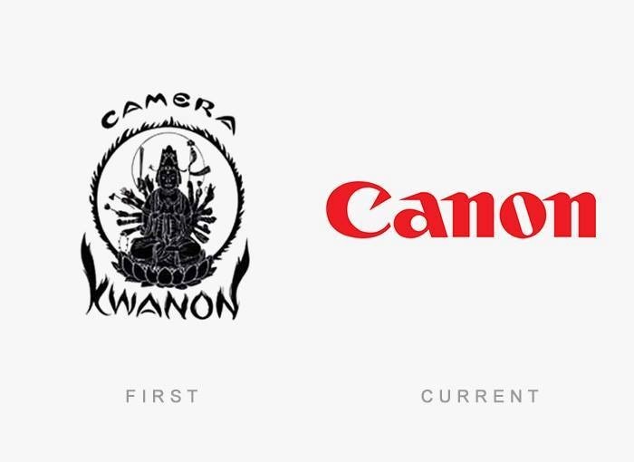 brand logos with theri first and final design (1)