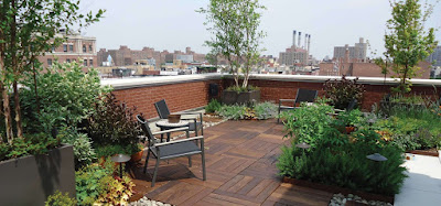 Desain Teras Rooftop Garden Yang Sejuk dan Bikin Betah