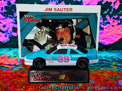 Jim Sauter #89 Evinrude Racing Champions 1/64 NASCAR diecast blog die age