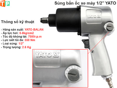 Súng bắn ốc xe máy Yato