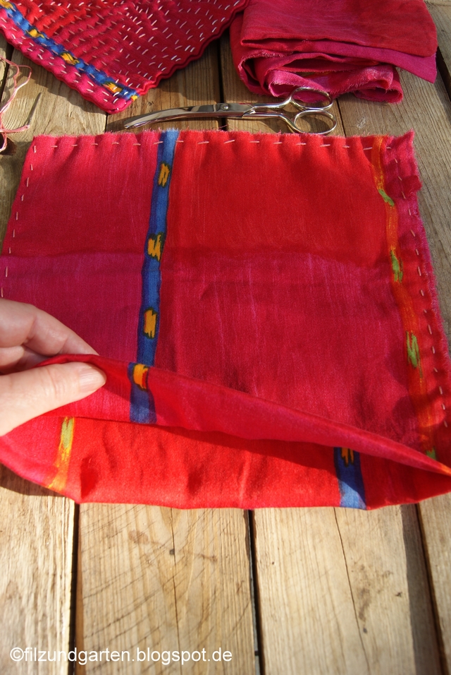 Sashiko Zokins: Alte Stoffreste zusammenheften