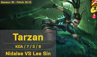 Tarzan Nidalee JG vs Leesin - KR 10.13