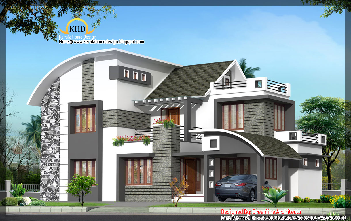  Modern  contemporary  home  1949 Sq Ft Kerala  House  